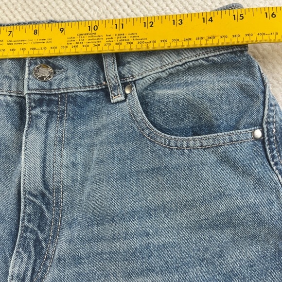 Jason Wu Jaime Barrel Ankle Jeans Super High Rise Relaxed Blue Denim Size 6 27 - Picture 7 of 10